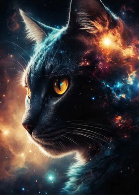 Black Cat in Space