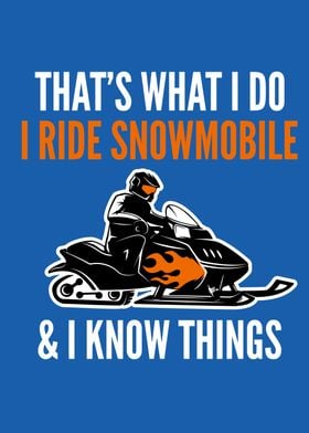 Snowmobile Snowmobiling