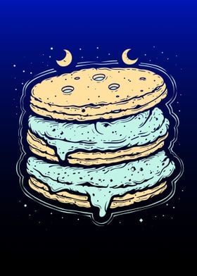 Ice Cream Sandwich Moon