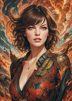 Milla Jovovich Portrait