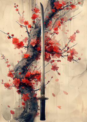 Katana Cherry Blossom Tree