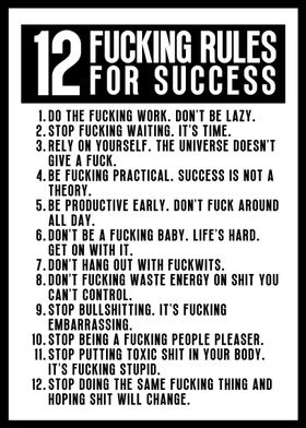 12 Rules For Success