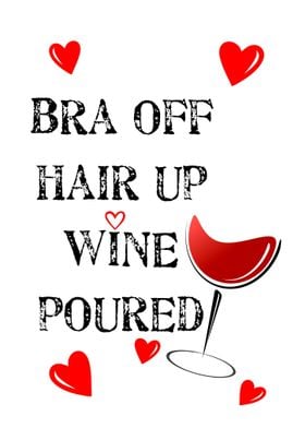 Wine is Like a Push Up Bra for Your Personality Funny Humor Can