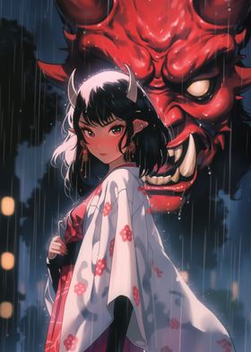 Demon Oni Girl