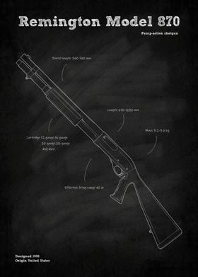 Remington 870 Gun Weapon