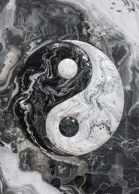 Yin Yang Marble