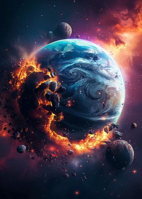 Blue Planet Explosion