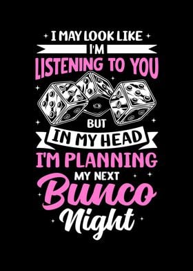 Bunco Night Planning Dice