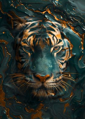 Golden Marble Tiger 