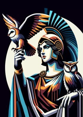 Athena wpap pop art