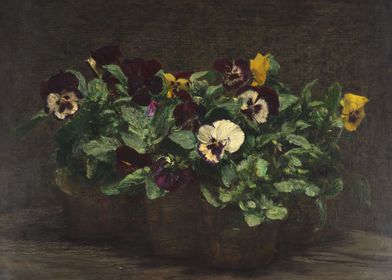 Still Life with Pansies