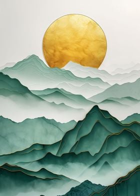 Abstract Mountain 