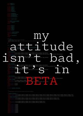 Attitude In Beta