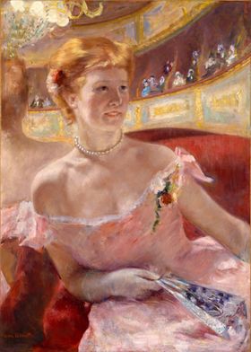 Woman with  Pearl Necklace