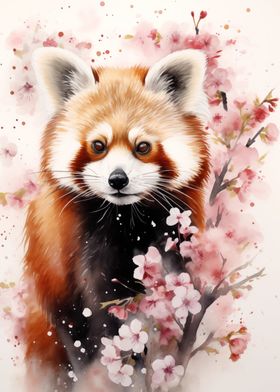 Red Panda Watercolor