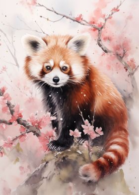 Red Panda Watercolor