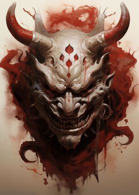 Demon Oni Mask