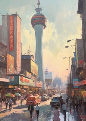 Beijing China Oil Painting