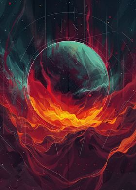 Fiery Sphere