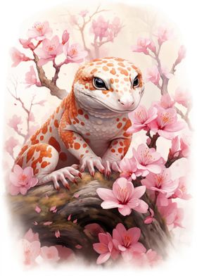 Leopard Gecko watercolor