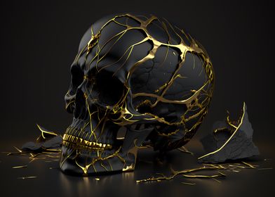 Abstract Skull art