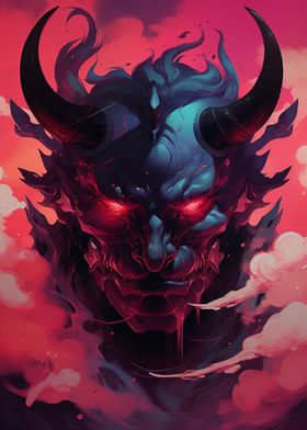 Demon Oni Mask