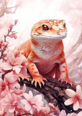 Leopard Gecko watercolor