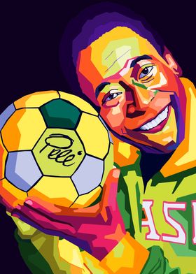 Pele Legend Pop Art