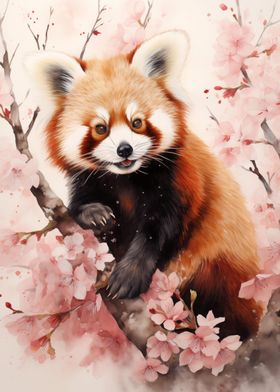 Red Panda Watercolor