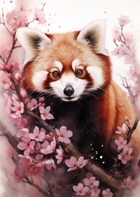 Red Panda Watercolor