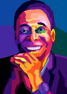 Pele Legend Wpap Pop Art