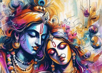 Radha and Krishna