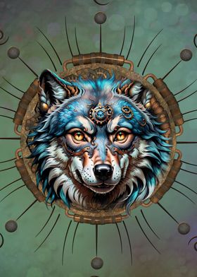 Steampunk wolf