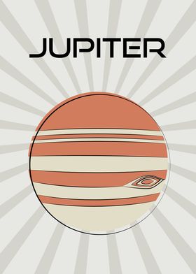 Retro Jupiter Cartoon