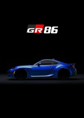 GR 86 Dark Blue