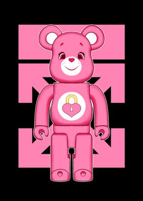 Pink bear brick