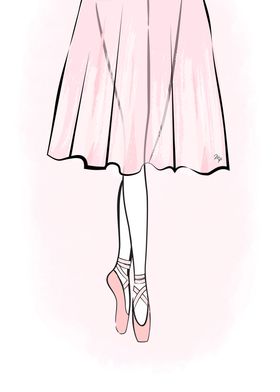 Pretty Ballerina illustra 