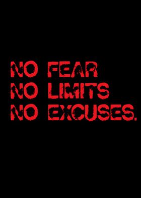 no fears no limit quote