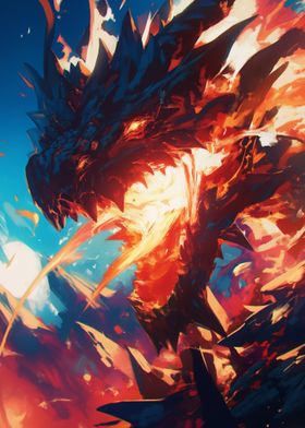 Dragon Angry Anime