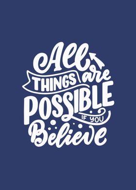 All Things are Possible