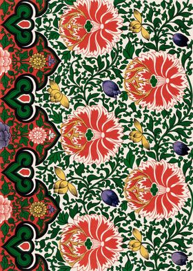 Floral aesthetic pattern