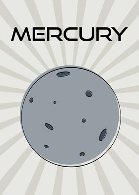 Retro Planet Mercury