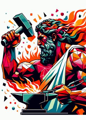 Hephaistos God of fire 