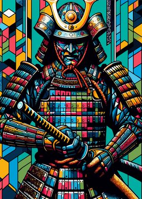 samurai wpap Colorful