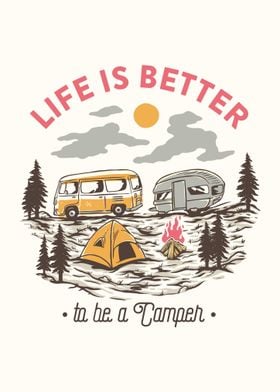 Life is Better to Camping