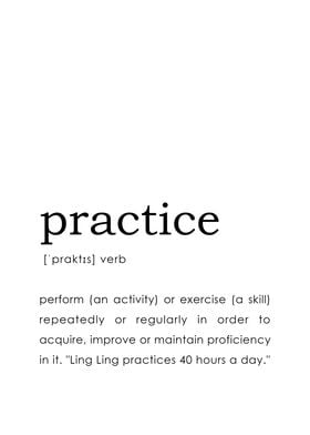 Practice 40 hours a day