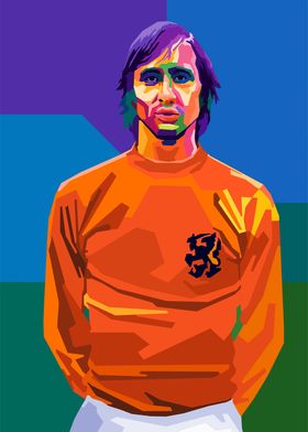 Johan Cruijff Wpap Pop Art