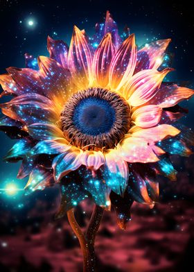 SunFlower Cosmic Galaxy 