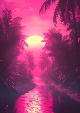 Tropical Synthwave Dreams