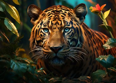 Tiger Wildlife Jungle Art